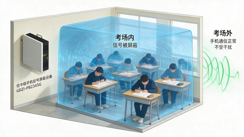 pingbi® SJ-Professional 考场信令级手机信号屏蔽器